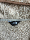 The North Face Beige Teddy Sherpa Fleece Zip Hoodie (S)