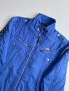 Kappa Royal Blue Racer Bomber Jacket – Quilted Padded with Patches (M)