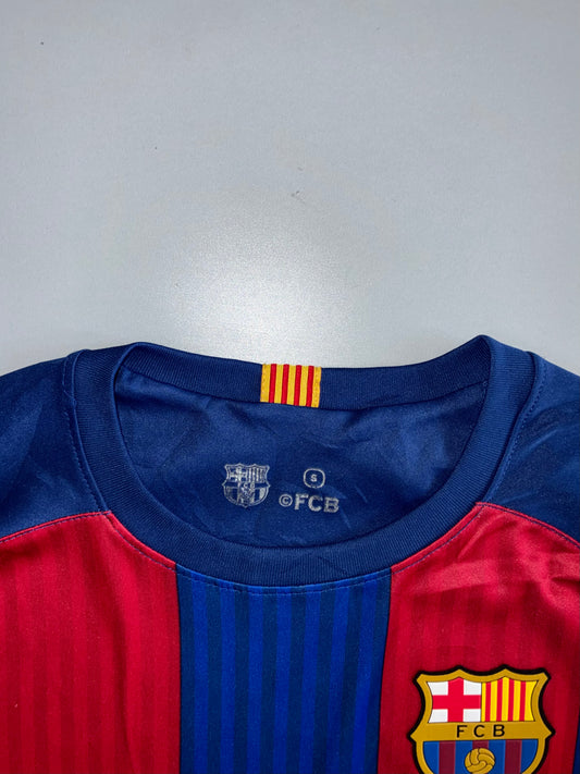 FC Barcelona | Qatar Airways Home Jersey 2016/17 | Blue & Red (M)