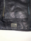 Vintage Harley-Davidson Genuine MotorClothes Embossed Eagle Leather Biker Jacket (L)