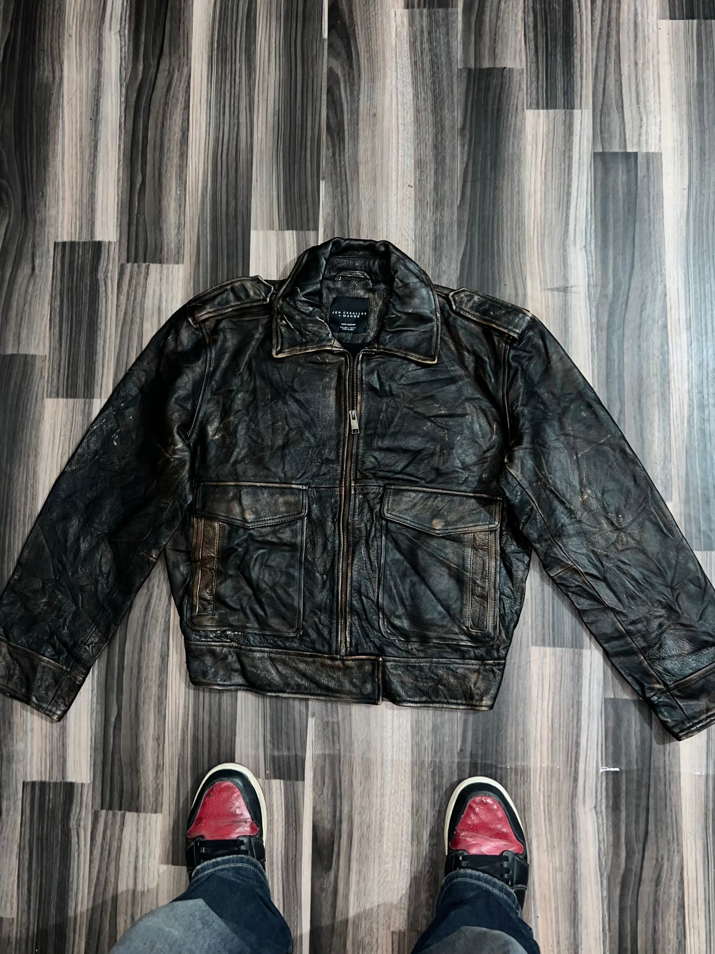 ZJEN CEBALLOS X MANGO 100% Leather (M/L)