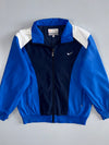 Nike Fashion | Vintage Colour-Block Windbreaker Jacket | Royal Blue & Navy (M)