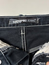 Vintage Southpole Black Baggy Contrast Stitch Denim Jeans (W:31) (L:41)