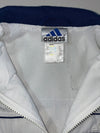 Adidas Vintage Track Jacket – White/Navy (M)