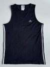 Adidas 3-Stripes Mesh Tank Top – Black (M)