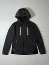 Vintage Black Yak Charcoal Hooded Zip-Up Jacket (XS)