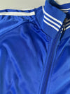 Adidas Blue & White Striped Track Jacket (L)