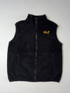 Jack Wolfskin Paw Logo Fleece Vest – Black (L)