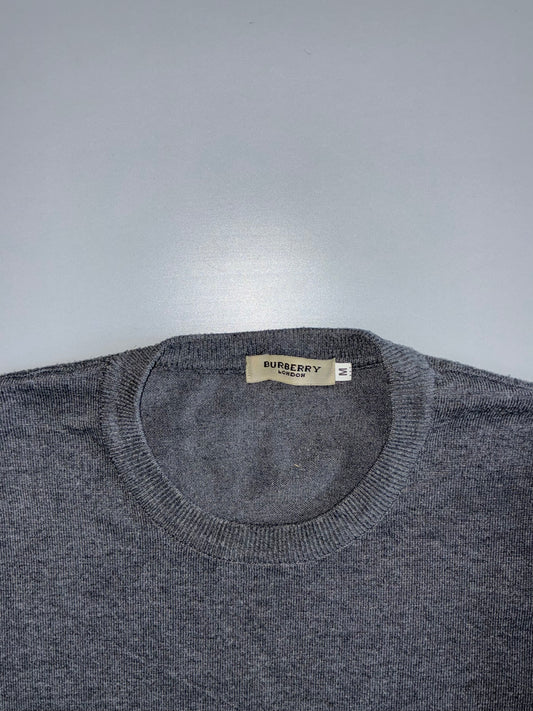 Burberry London Equestrian Knight Crewneck Sweater Charcoal (M)