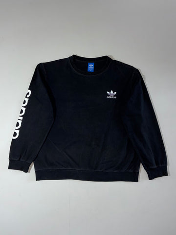 Adidas | Trefoil Logo Sleeve Print Crewneck  (XL)