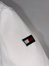 Tommy Hilfiger White Hooded Softshell Jacket with Quilted Lining (XL)