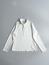 Adidas | Off-White Long Sleeve Quarter-Button Polo | (M)