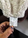 Q.J Glossy Sherpa-Lined Hooded Bomber Jacket – Brown Fuur inside (S)