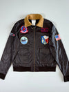 Top Gun Maverick VF-1 Patch Flight REXINE Bomber Jacket (M/L)