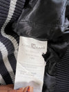 Karl Kani Satin Varsity Jacket – Dark Grey & Black (S)