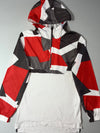 Under Armour Geometric Camo Hybrid Half-Zip Anorak Hoodie  (S)
