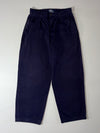 Polo Ralph Lauren Vintage 90s Navy Pleated Wide Chinos (W:28) (L:37)