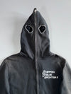 Nippon Blue Fighter Luchador Graphic Zip Hoodie (S/M)