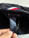 Tommy Hilfiger Navy Classic Baseball Cap – Metal Flag Badge, Embroidered Stripe Back (Adjustable)