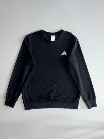 Adidas Small Logo Crewneck Sweatshirt – Black (XL)