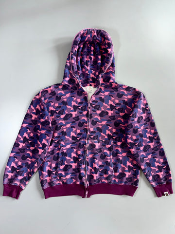 A Bathing Ape Full-Send Camo Zip Hoodie (M)