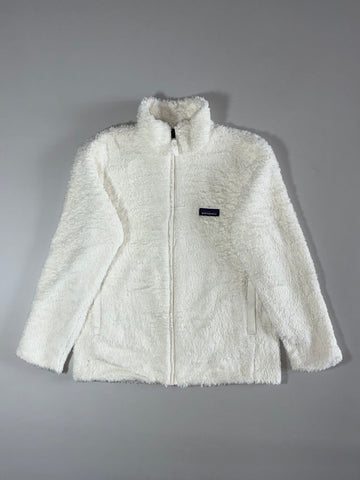 Patagonia Los Gatos Sherpa Fleece Full-Zip Jacket  White (S)