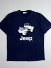 Jeep Navy Blue Vintage Willys Graphic T-Shirt (L)