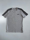 Adidas | 3-Stripes Essential Tee | Grey Marl (M)