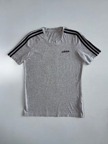 Adidas | 3-Stripes Essential Tee | Grey Marl (M)