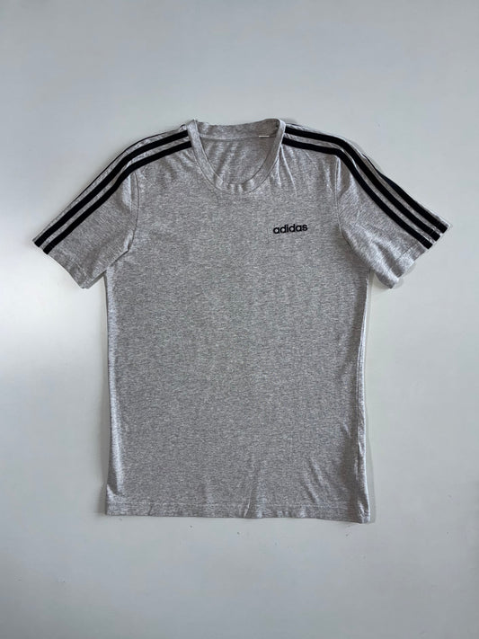 Adidas | 3-Stripes Essential Tee | Grey Marl (M)