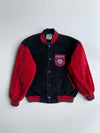 Atlanta Goody | Varsity Jacket Black Red Corduroy(M)