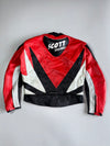 Vintage Scott Leathers UK Racing Leather Jacket  Back Hump, Padded (L)