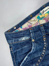 Fracomina Rhinestone-Pocket Bootcut Women’s Jeans (W:30|L:43)