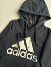 Adidas Black Marble Print Big Logo Hoodie  woman’s – (S)