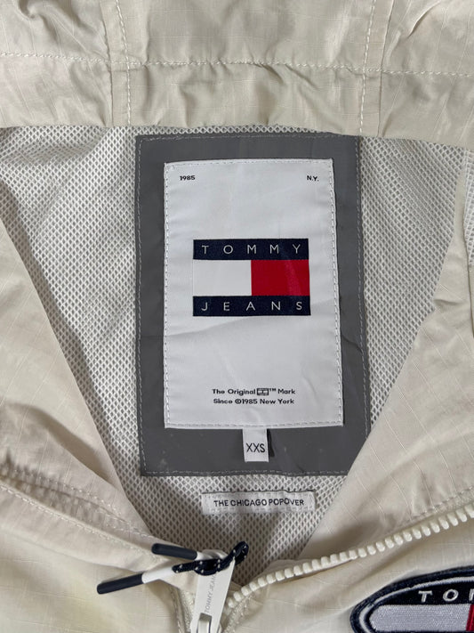 Tommy Jeans “Chicago Popover” Hooded Anorak Off-White  (L)