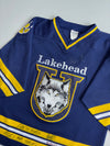Vintage Lakehead University Thunderwolves Signed Hockey Jersey – Youth (S)