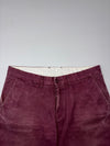 Carhartt Maroon Bermuda Chino Shorts (W:36) (L:21.5)