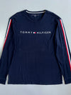 Tommy Hilfiger | Flag Logo Longsleeve Tee Navy | (XL)