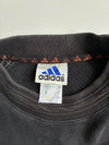 Vintage 90s Adidas Black Embroidered Performance Logo Raglan Sweatshirt (L)