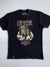 LRG “Life Colors” Graphic T-Shirt | Black (M)