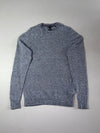 Tommy Hilfiger Tailored Premium Lambswool Crewneck Sweater – Marled Navy (S/M)