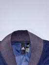 Adidas Navy Nylon Bomber Jacket with Red Logo Patch Farco Edition (XL)