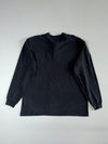 Carhartt Black Long Sleeve Pocket Henley T-Shirt (2XL)