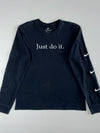 Nike “Just Do It.” Long Sleeve T-Shirt – Black (L)