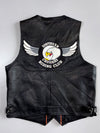 Vintage Premium Biker Leather Vest (S/M)