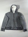 Moose Knuckles Grey Sherpa Trim Hoodie – (XL)