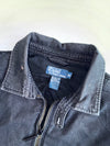 Vintage Polo Ralph Lauren Faded Black Cotton Harrington Jacket  (XL)