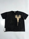 Wild-Oats | Black Wings & Dagger Graphic Tee(3XL)