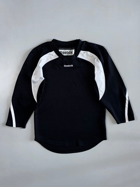 Reebok Blank Practice Hockey Jersey Black/White (S)