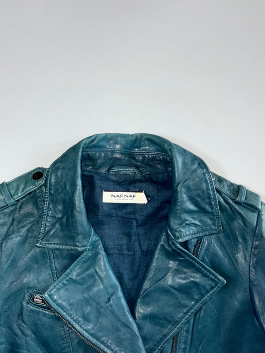 Naf Naf Premium Original Leather Jacket (XS)